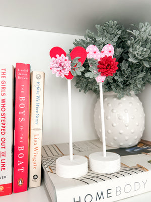 Hearts on Small Stands (Set of 2)
