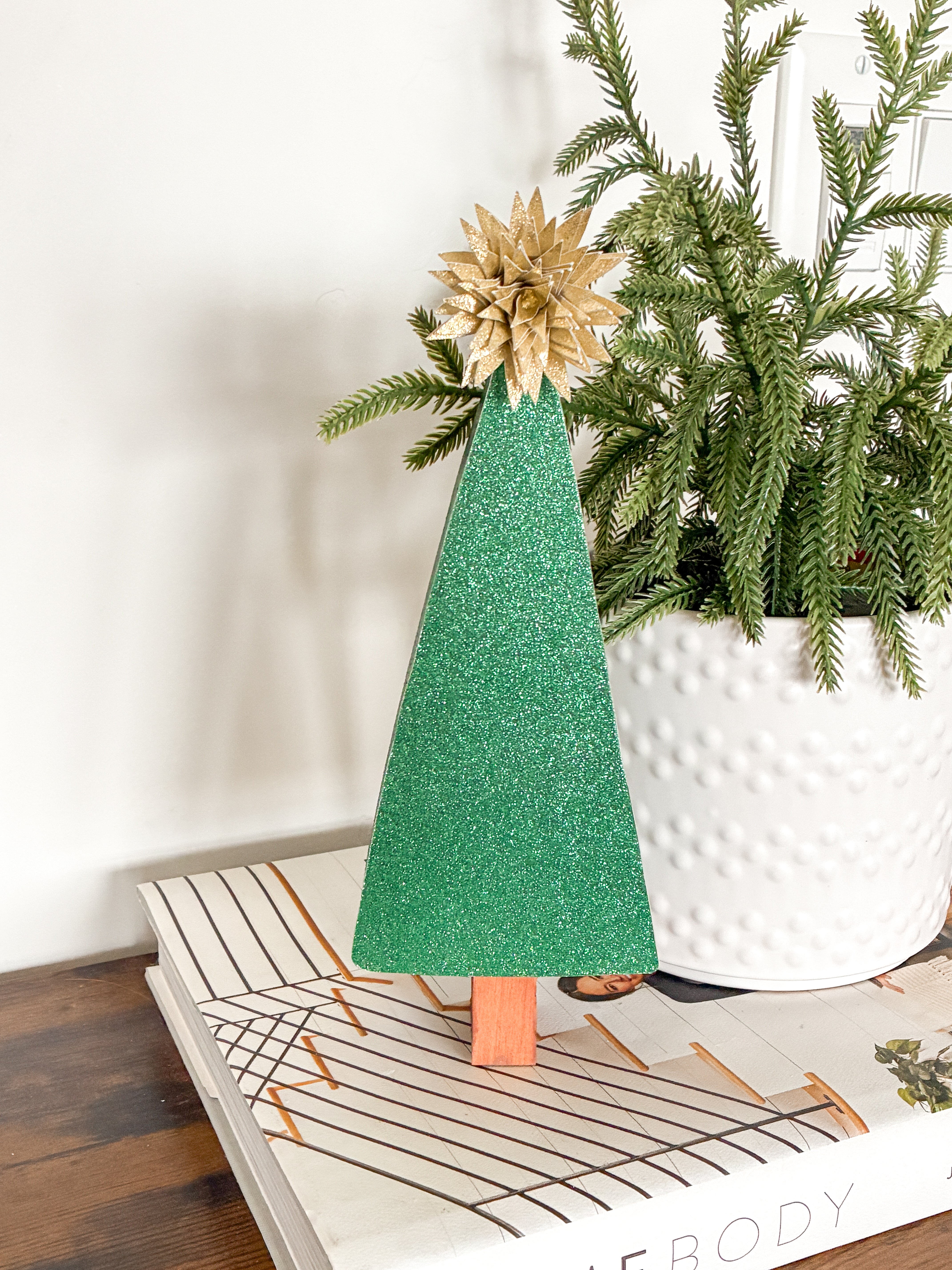 Glitter Green Tree