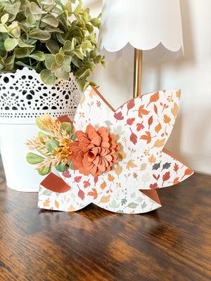 Fall Foliage Leaf Shelf Sitter