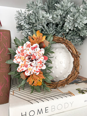 Fall Foliage Mini Wreath