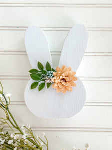 Large Yellow Bunny Ears Shelf Sitter