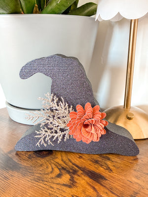 Sparkle Witch Hat Shelf Sitter