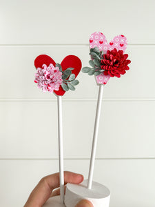 Hearts on Small Stands (Set of 2)
