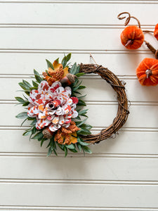 Fall Foliage Mini Wreath