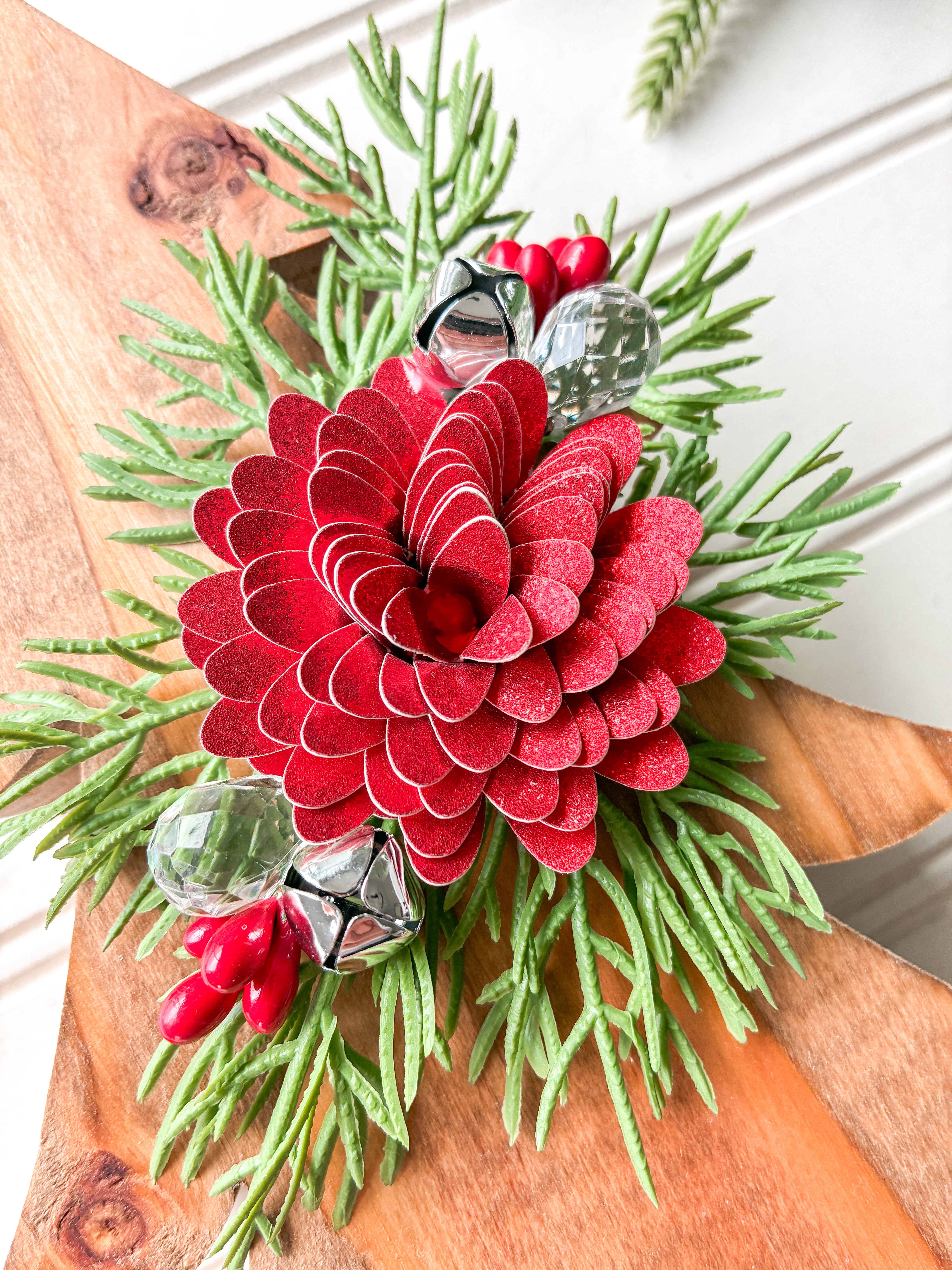Tree with Red Flower