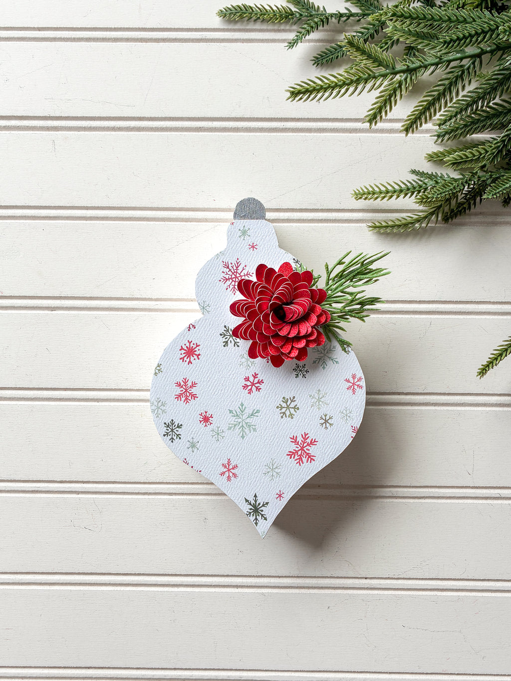 Snowflake Ornament Shelf Sitter