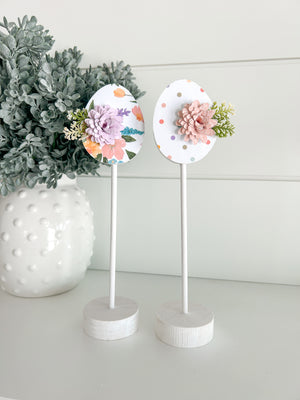 Eggs on Small Stands (Set of 2)