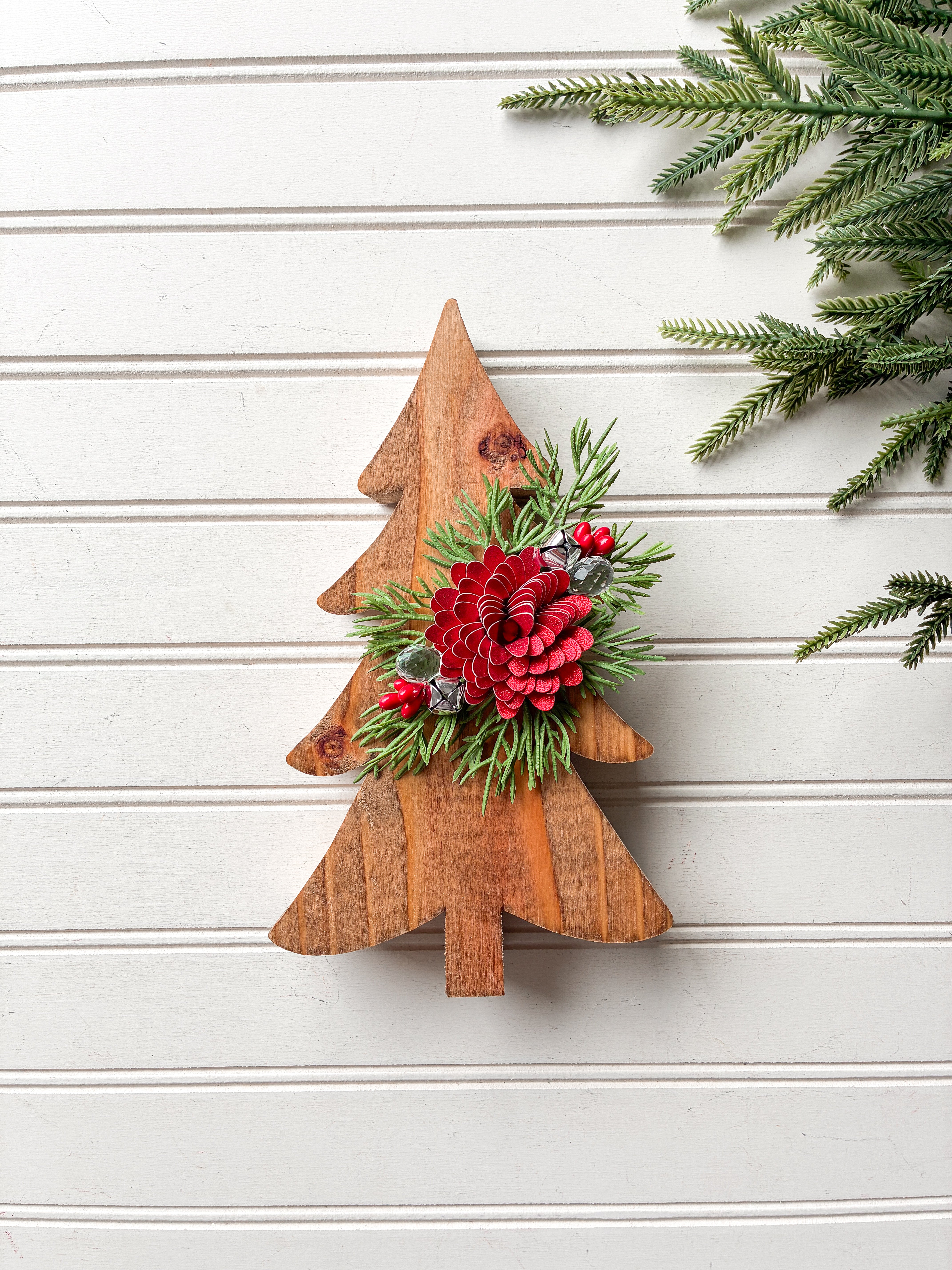 Tree with Red Flower